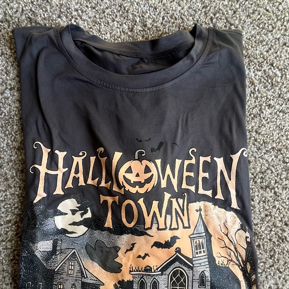 Halloween Town Kids Costume T-Shirt - Black and Orange